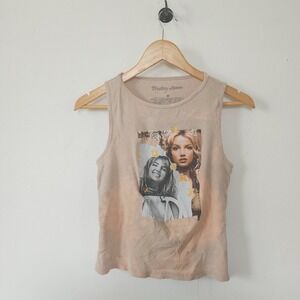Womens Britney Spears Tank Top Brown Medium Lucky